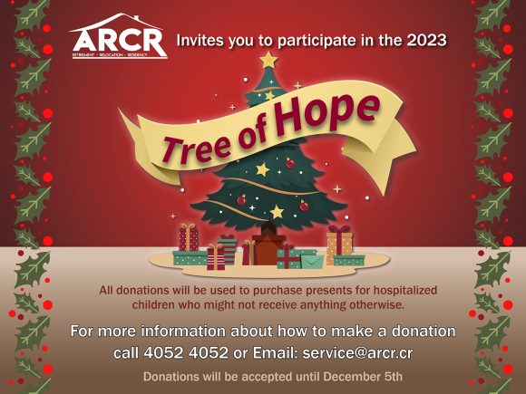 ARCR Tree of Hope “Think of giving not as a duty but as a privilege.”
