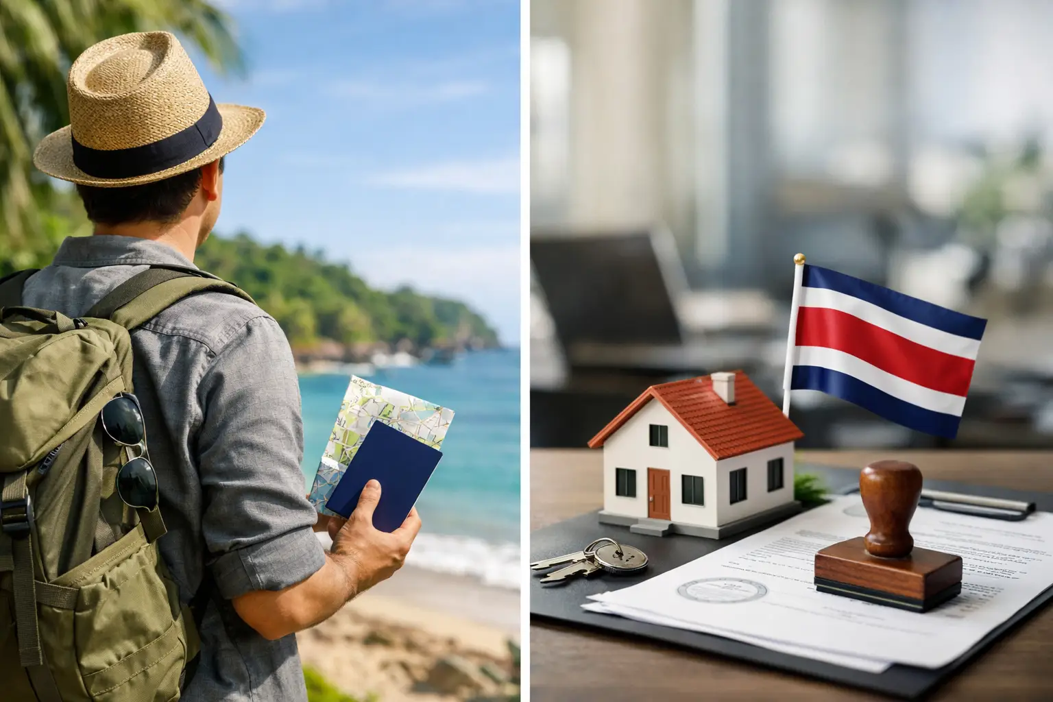 Tourist Status vs Legal Residency in Costa Rica